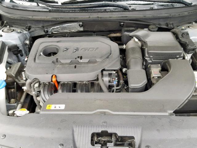 5NPE34AF0GH364925 - 2016 HYUNDAI SONATA SPO SILVER photo 7