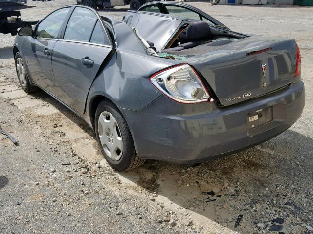 1G2ZF57BX84243009 - 2008 PONTIAC G6 VALUE L GRAY photo 3