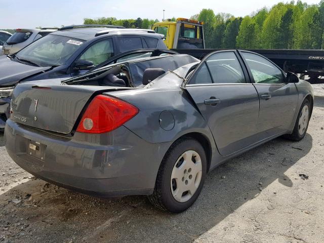 1G2ZF57BX84243009 - 2008 PONTIAC G6 VALUE L GRAY photo 4