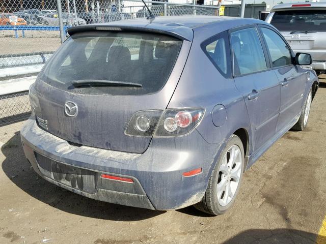 JM1BK343891222964 - 2009 MAZDA 3 S GRAY photo 4