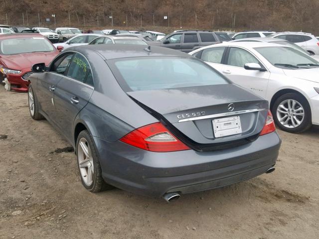 WDDDJ72X59A144643 - 2009 MERCEDES-BENZ CLS 550 GRAY photo 3