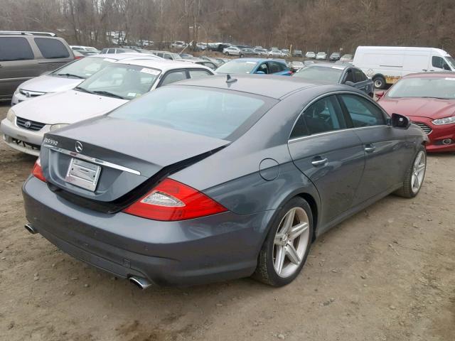 WDDDJ72X59A144643 - 2009 MERCEDES-BENZ CLS 550 GRAY photo 4