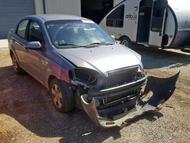 KL1TD56677B124704 - 2007 CHEVROLET AVEO BASE ნაცრისფერი ფოტო 1