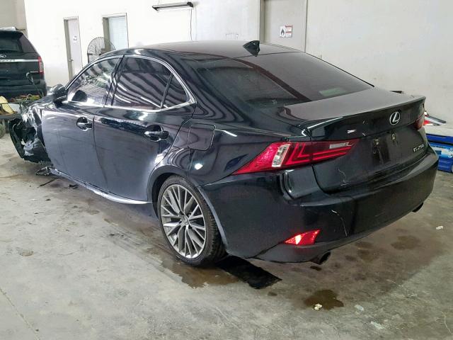 JTHBF1D20F5068740 - 2015 LEXUS IS 250 BLACK photo 3