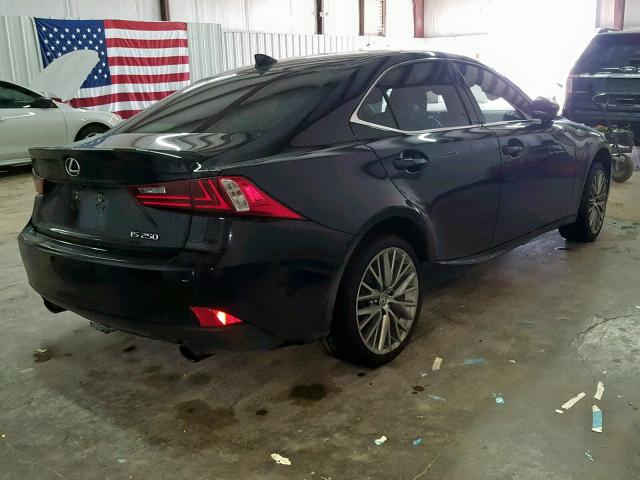 JTHBF1D20F5068740 - 2015 LEXUS IS 250 BLACK photo 4