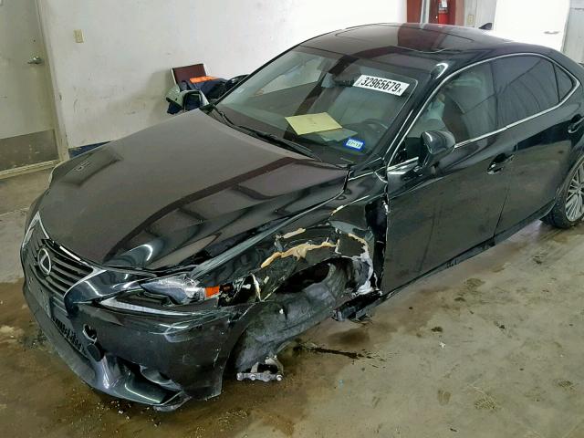 JTHBF1D20F5068740 - 2015 LEXUS IS 250 BLACK photo 9