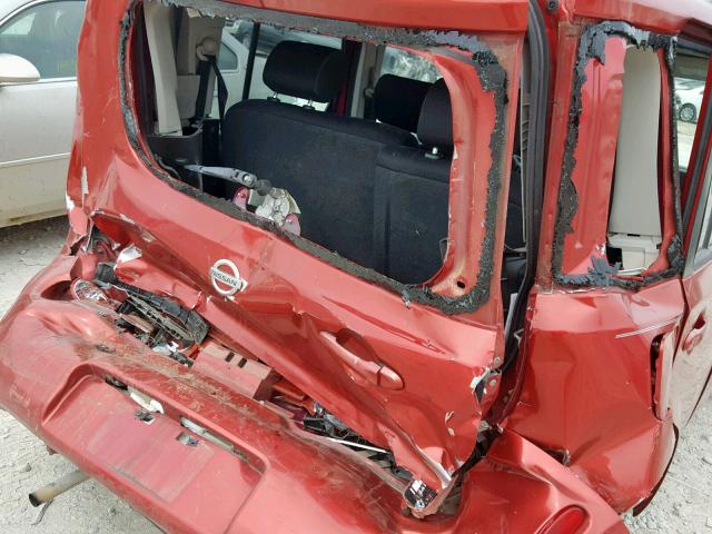 JN8AZ28R39T110811 - 2009 NISSAN CUBE BASE RED photo 9