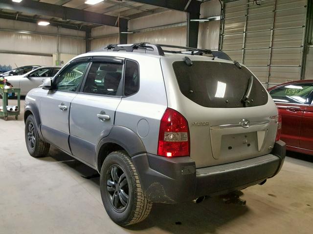 KM8JN72D07U496074 - 2007 HYUNDAI TUCSON SE GRAY photo 3