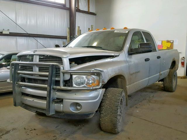 3D7LU386X3G839431 - 2003 DODGE RAM 3500 S SILVER photo 2