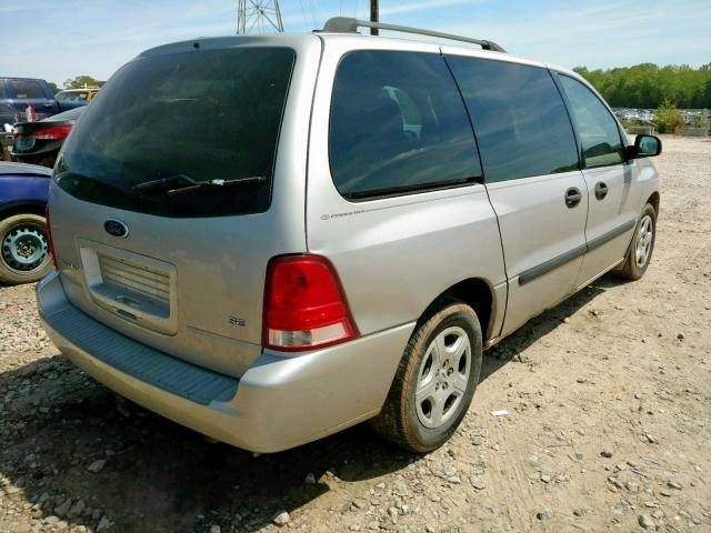 2FMDA51656BA47204 - 2006 FORD FREESTAR S SILVER photo 4