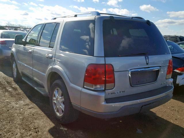 5LMEU88H64ZJ53754 - 2004 LINCOLN AVIATOR 银色 照片 3