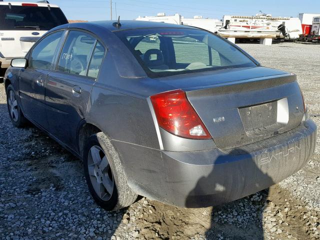 1G8AL55F77Z104832 - 2007 SATURN ION LEVEL GRAY photo 3