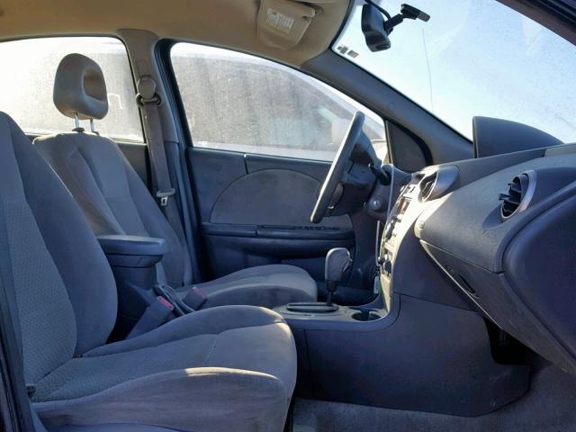 1G8AL55F77Z104832 - 2007 SATURN ION LEVEL GRAY photo 5