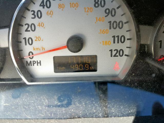 1G8AL55F77Z104832 - 2007 SATURN ION LEVEL GRAY photo 8