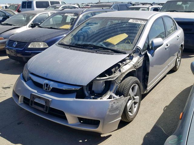 19XFA1F67AE033126 - 2010 HONDA CIVIC LX-S SILVER photo 2