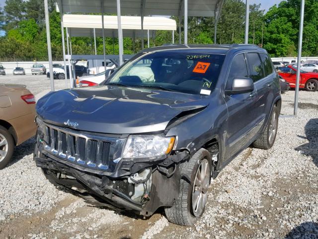 1C4RJEAG5CC282149 - 2012 JEEP GRAND CHER GRAY photo 2