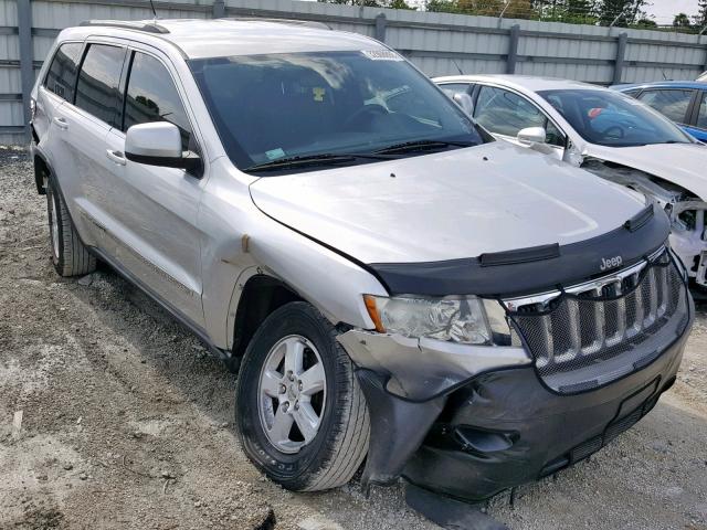 1C4RJEAG3CC162687 - 2012 JEEP GRAND CHER SILVER photo 1