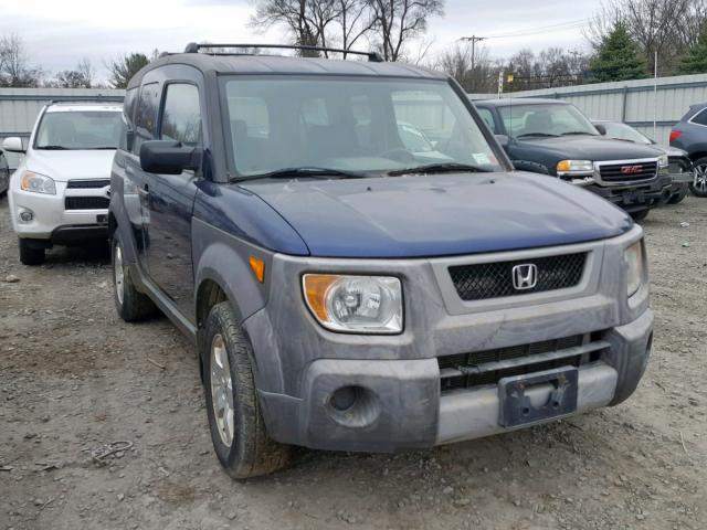 5J6YH27553L047417 - 2003 HONDA ELEMENT EX BLUE photo 1