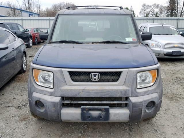 5J6YH27553L047417 - 2003 HONDA ELEMENT EX BLUE photo 9