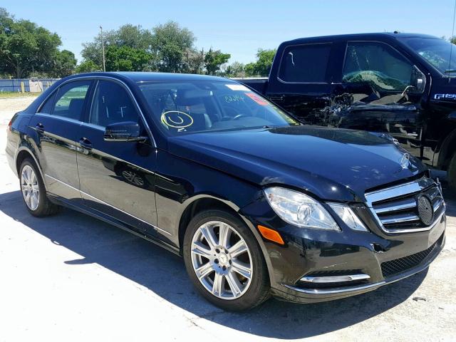 WDDHF5KB2DA697013 - 2013 MERCEDES-BENZ E 350 BLACK photo 1