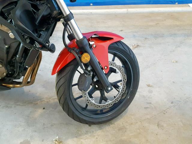 MLHPC4569H5400435 - 2017 HONDA CB500 F RED photo 9