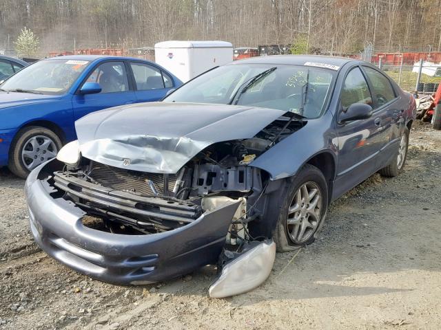 2B3HD46R02H213065 - 2002 DODGE INTREPID S GRAY photo 2