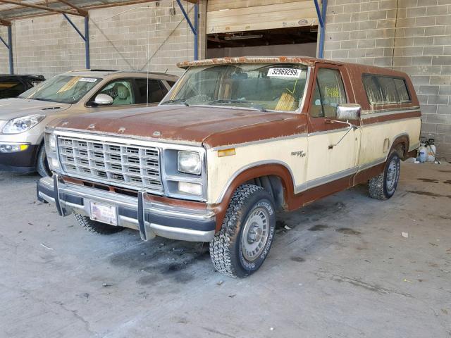 F10FUHA4741 - 1980 FORD F-150 TWO TONE photo 2