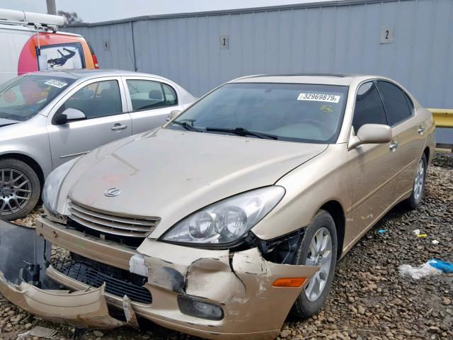 JTHBF30G120084773 - 2002 LEXUS ES 300 GOLD photo 2