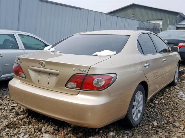 JTHBF30G120084773 - 2002 LEXUS ES 300 GOLD photo 4