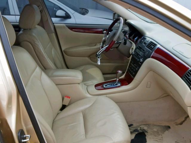 JTHBF30G120084773 - 2002 LEXUS ES 300 GOLD photo 5