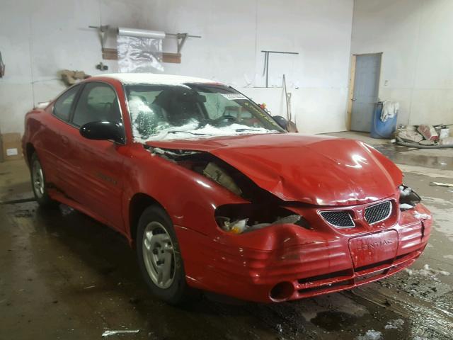 1G2NE12F82C133738 - 2002 PONTIAC GRAND AM S RED photo 1