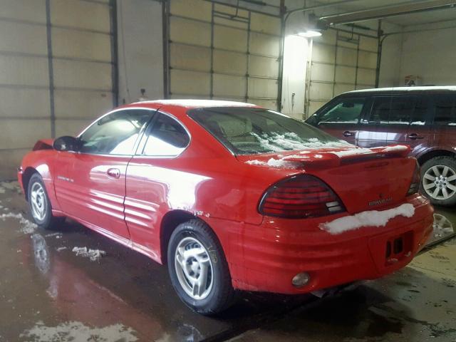 1G2NE12F82C133738 - 2002 PONTIAC GRAND AM S RED photo 3
