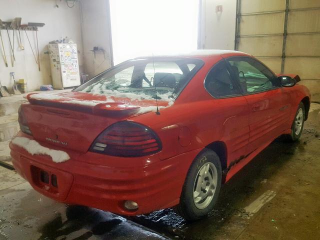 1G2NE12F82C133738 - 2002 PONTIAC GRAND AM S RED photo 4