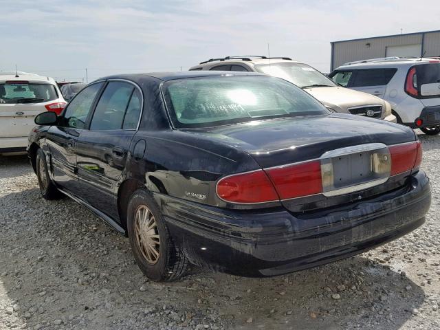 1G4HP54K82U111393 - 2002 BUICK LESABRE CU BLACK photo 3