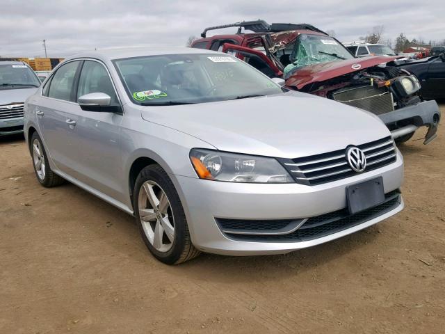 1VWBP7A37DC028711 - 2013 VOLKSWAGEN PASSAT SE SILVER photo 1