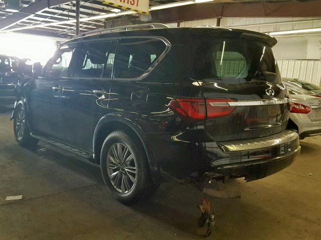 JN8AZ2NE3J9190873 - 2018 INFINITI QX80 BASE BLACK photo 3