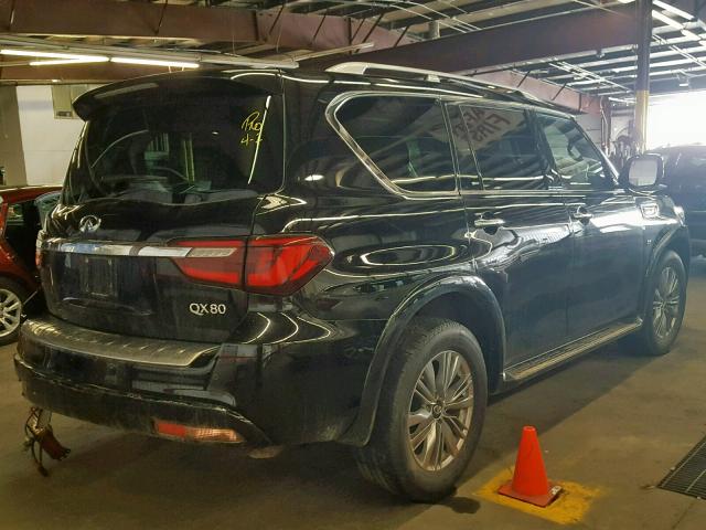 JN8AZ2NE3J9190873 - 2018 INFINITI QX80 BASE BLACK photo 4