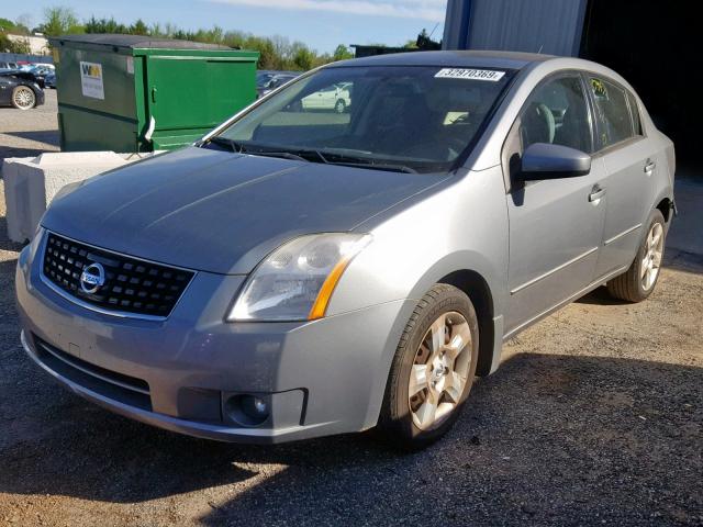 3N1AB61EX8L656980 - 2008 NISSAN SENTRA 2.0 GRAY photo 2