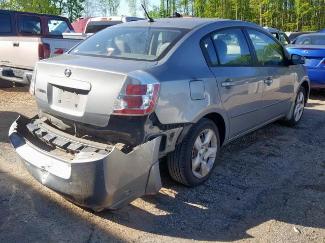 3N1AB61EX8L656980 - 2008 NISSAN SENTRA 2.0 GRAY photo 4