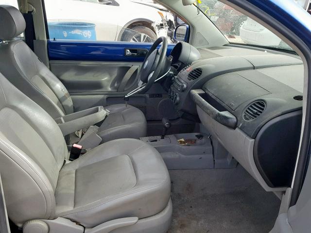 3VWRW31C27M514811 - 2007 VOLKSWAGEN NEW BEETLE Mavi foto 5