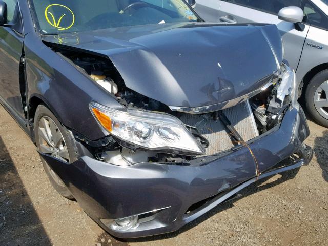 4T1BK3DB9BU400727 - 2011 TOYOTA AVALON BAS GRAY photo 9