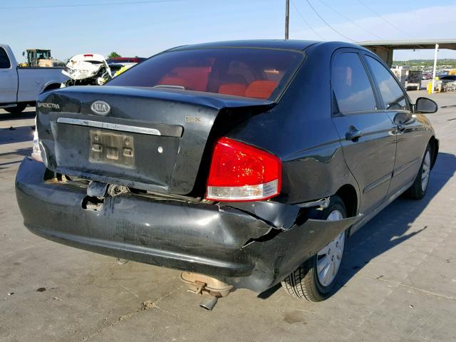 KNAFE121575415414 - 2007 KIA SPECTRA EX BLACK photo 4