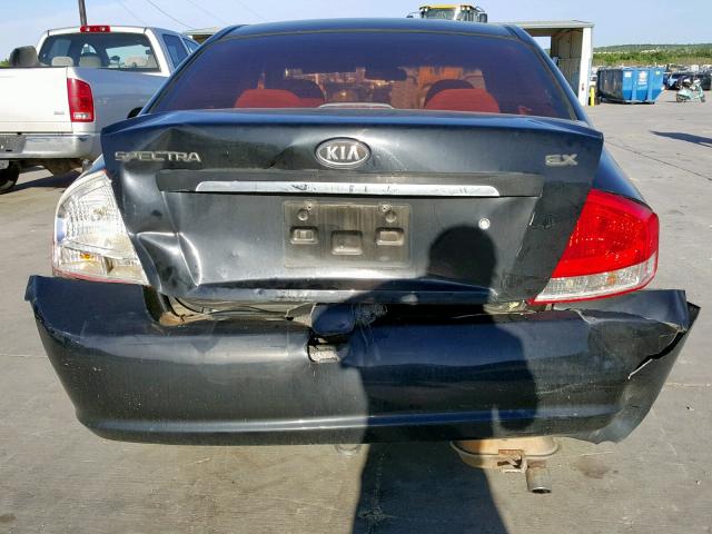 KNAFE121575415414 - 2007 KIA SPECTRA EX BLACK photo 9