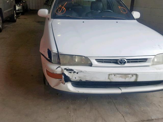 1NXBB02E6TZ434377 - 1996 TOYOTA COROLLA DX WHITE photo 9