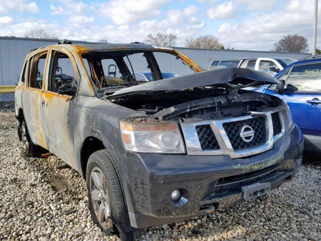 5N1AA0NE7CN617341 - 2012 NISSAN ARMADA SV BLACK photo 1