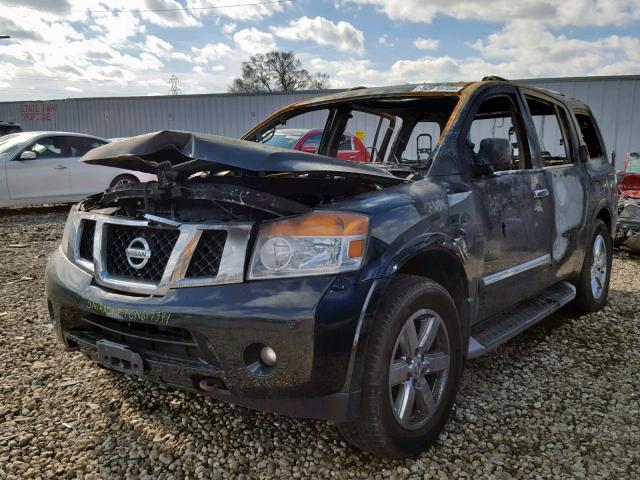 5N1AA0NE7CN617341 - 2012 NISSAN ARMADA SV BLACK photo 2