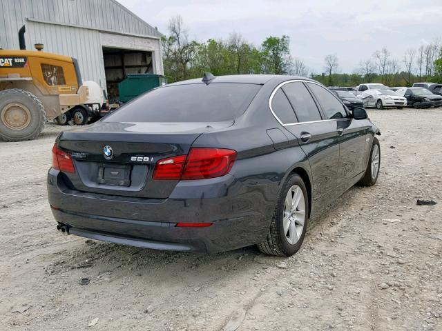 WBAXH5C54CDW05693 - 2012 BMW 528 XI CHARCOAL photo 4