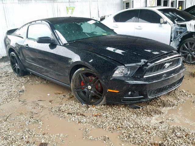 1ZVBP8AM4E5254967 - 2014 FORD MUSTANG BLACK photo 1