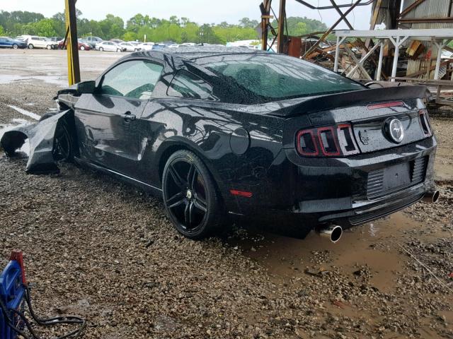 1ZVBP8AM4E5254967 - 2014 FORD MUSTANG BLACK photo 3