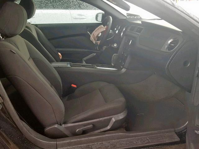 1ZVBP8AM4E5254967 - 2014 FORD MUSTANG BLACK photo 5